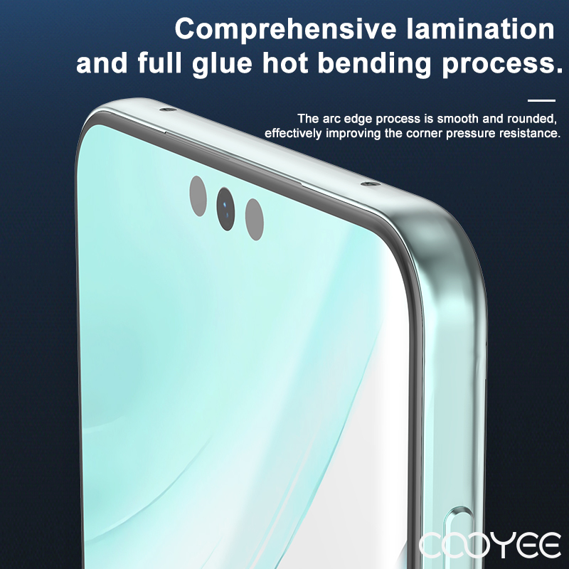 Huawei Mate60Pro ฟิล์มนิรภัยเมมเบรนโทรศัพท์มือถือ HD ป้องกันการล่มสลายทนต่อการสึกหรอป้องกันลายนิ้วมือโค้งร้อนโค้งแก้ว Pro + สากล