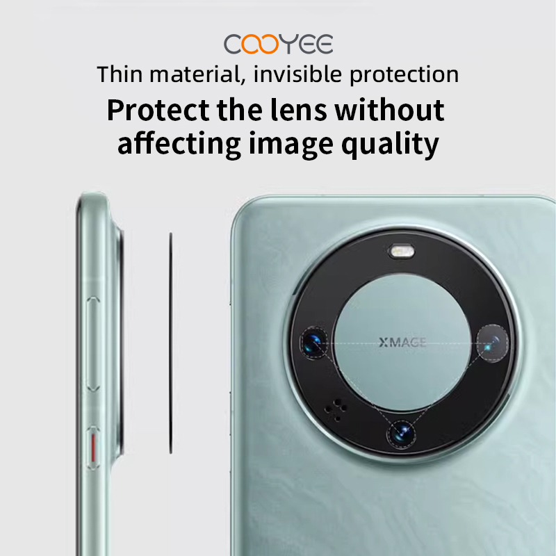 ตัวป้องกันเลนส์สำหรับ Huawei Mate60 Pro Mate60pro + ตัวป้องกันกล้องด้านหลังฟิล์มนิรภัยแบบเต็มหน้าจอ