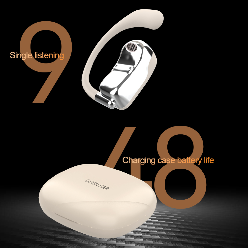 2024 ใหม่ OWS บลูทูธไร้สายกีฬาหูฟังหูฟังแบบเปิดหูพร้อมไมโครโฟนประเภทหูฟัง